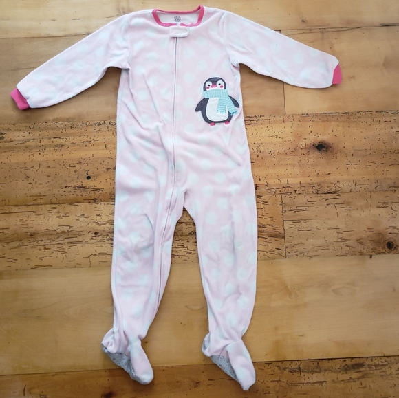 Carter's 4T Fleece Zip-up Sleeper - Picture 1 of 4